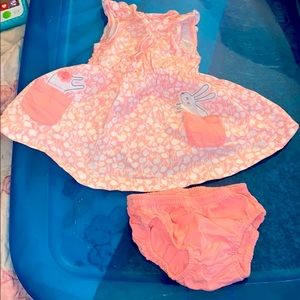Babygirl dress with bottoms